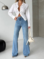 Blue Flare Jeans