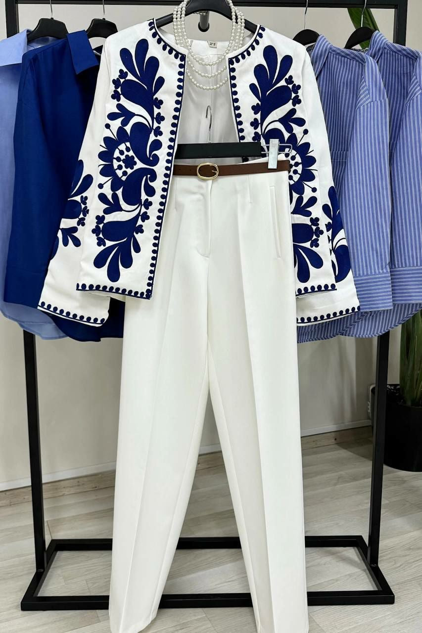 Zr cut darted palazzo