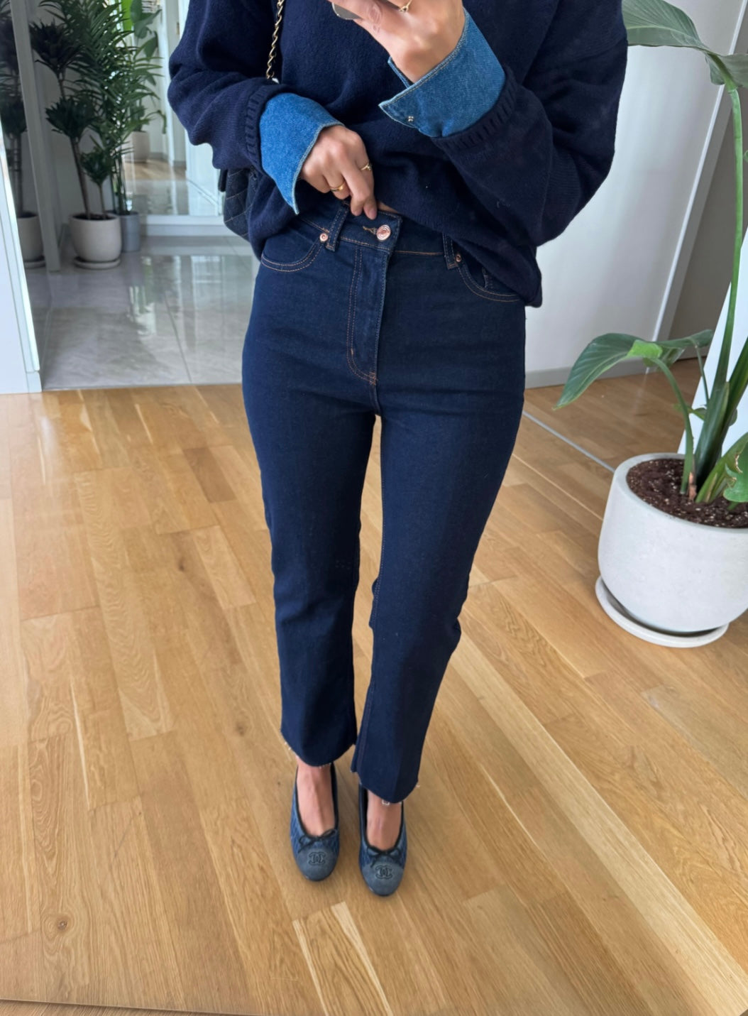 Navy Boyfit Jeans