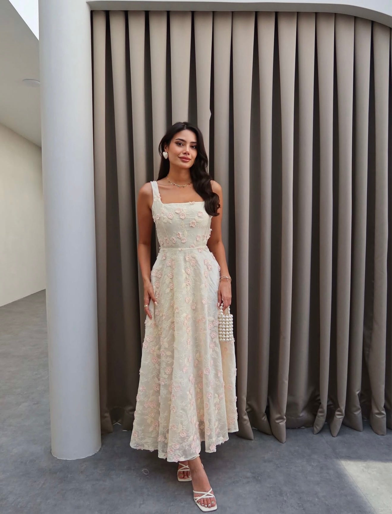 3D Floral Dress