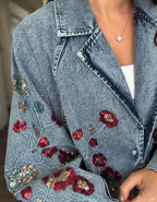 Floral Denim Jacket