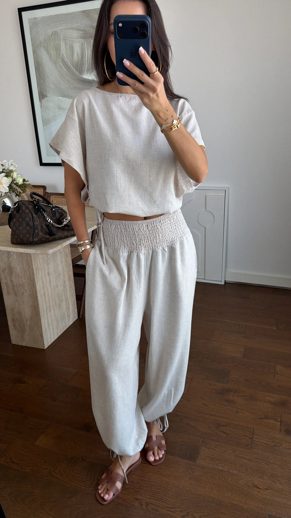 Luna Linen Lounge Set