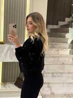 Embellished Black Jacket