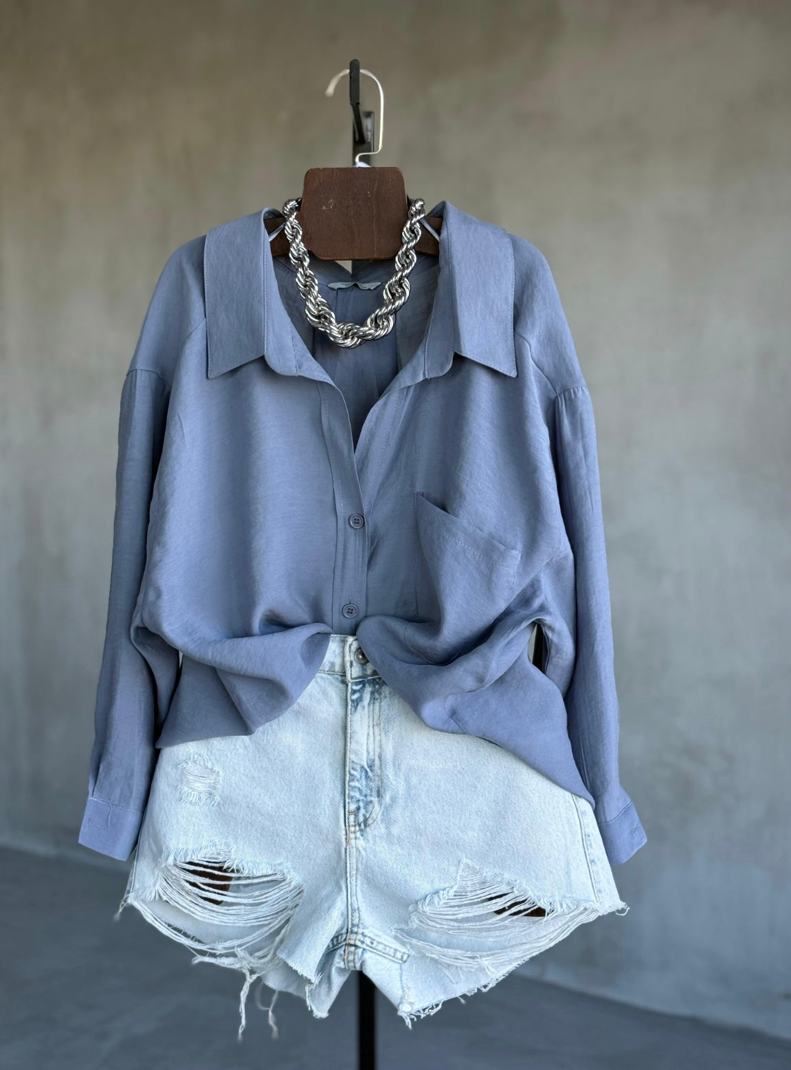 Tencel Shirt - Blue