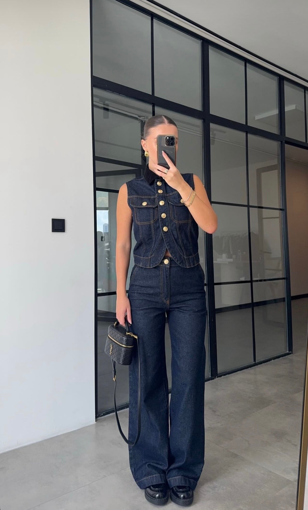 Vest-Denim Set