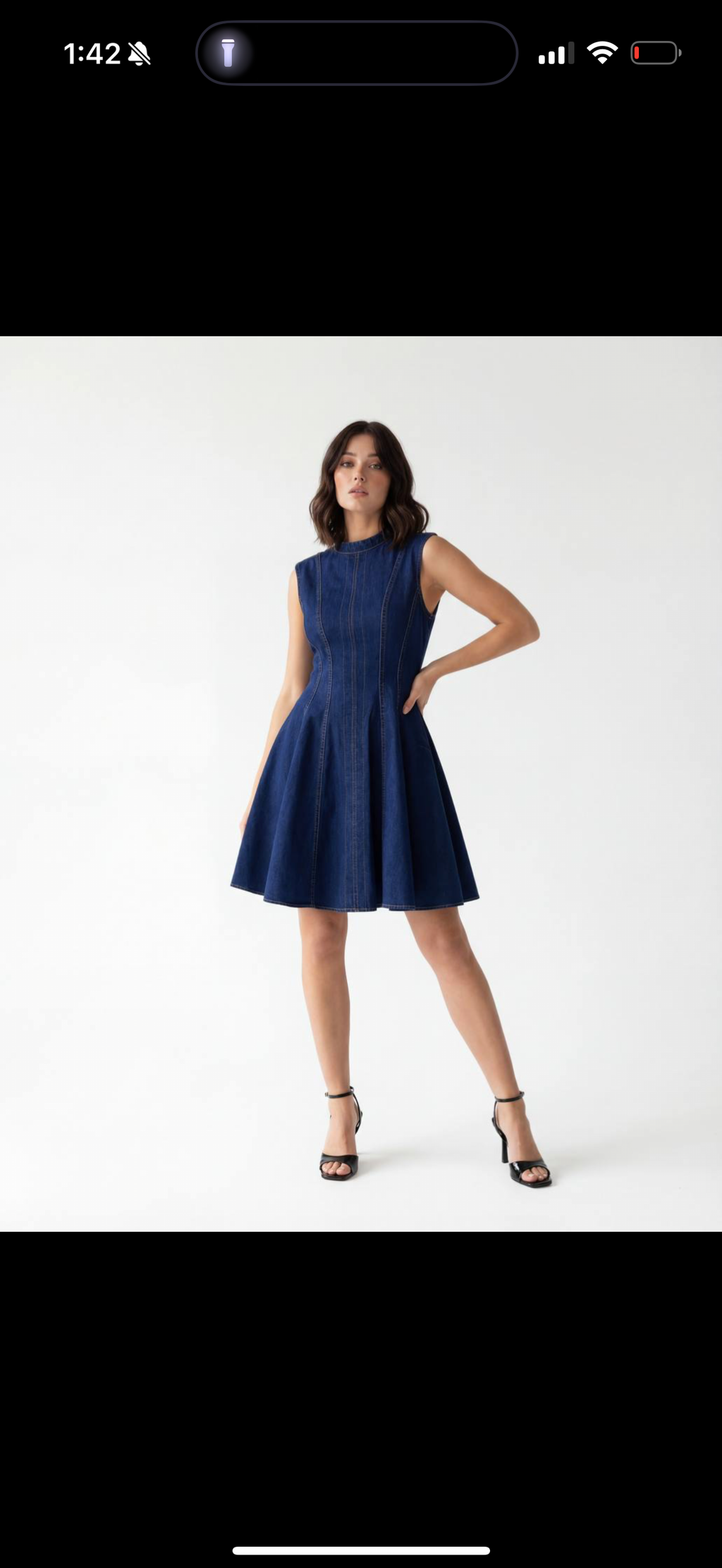 Short Denim Dress