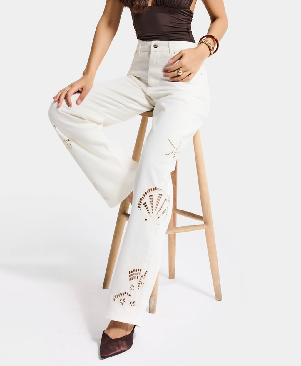 Shells Ecru Jeans