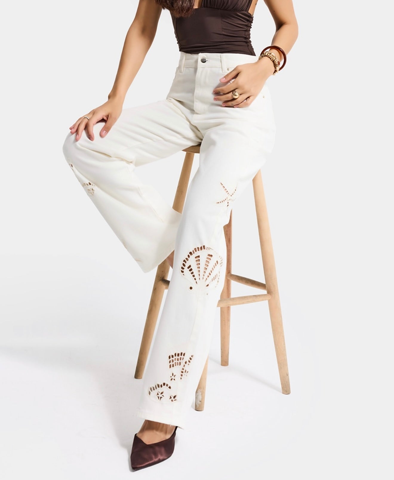 Shells Ecru Jeans