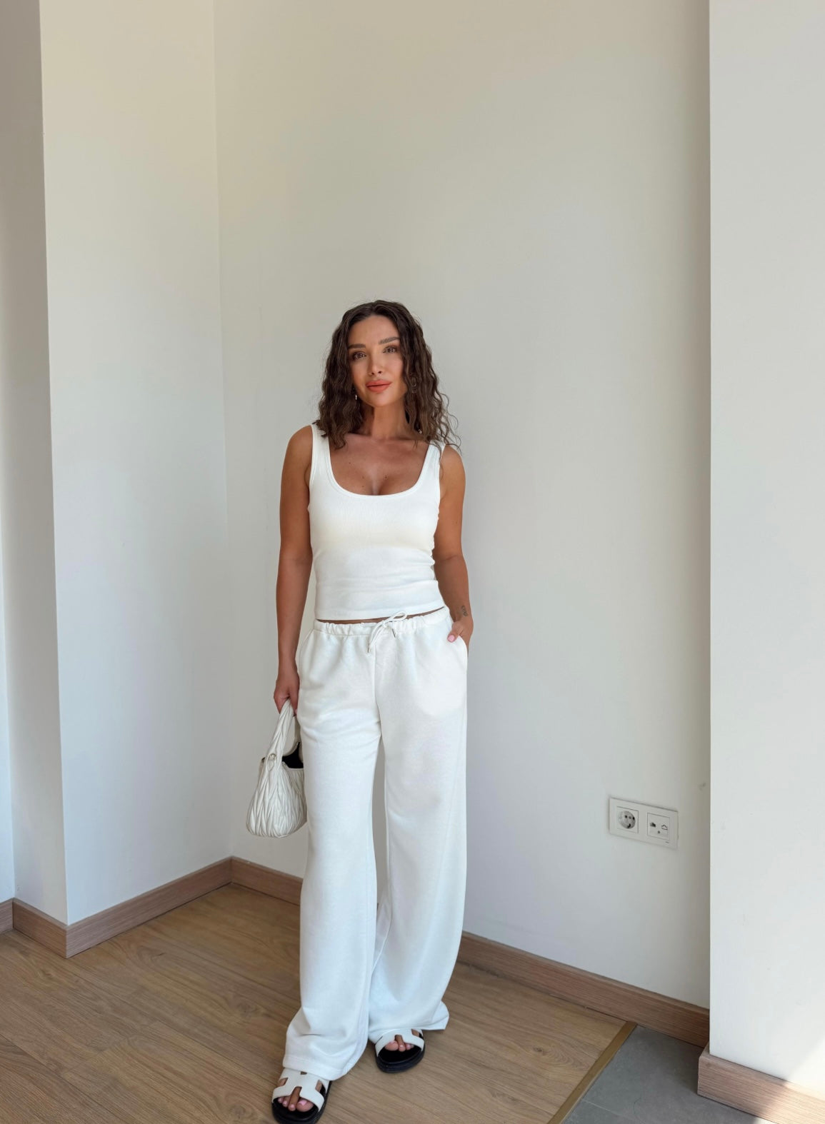 Cloudy sweatpants - White