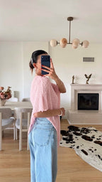 Poncho Top - Pink