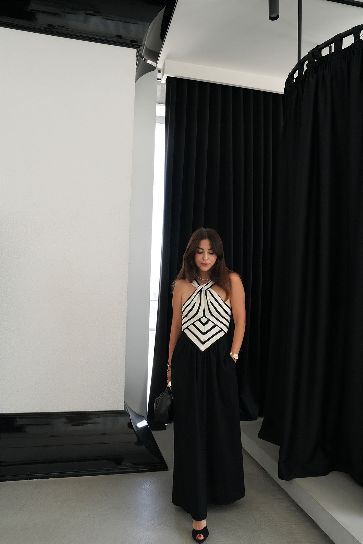 Knitted Striped dress