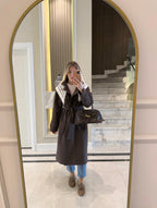 Long Trench Coat Brown