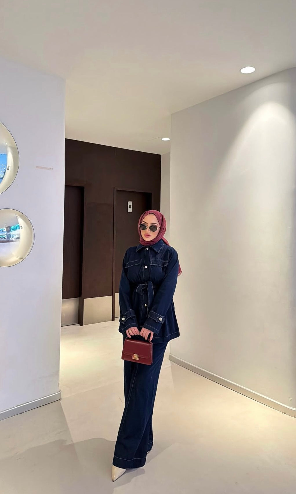 Hijabi Denim Set