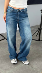 Wide Folded Jeans