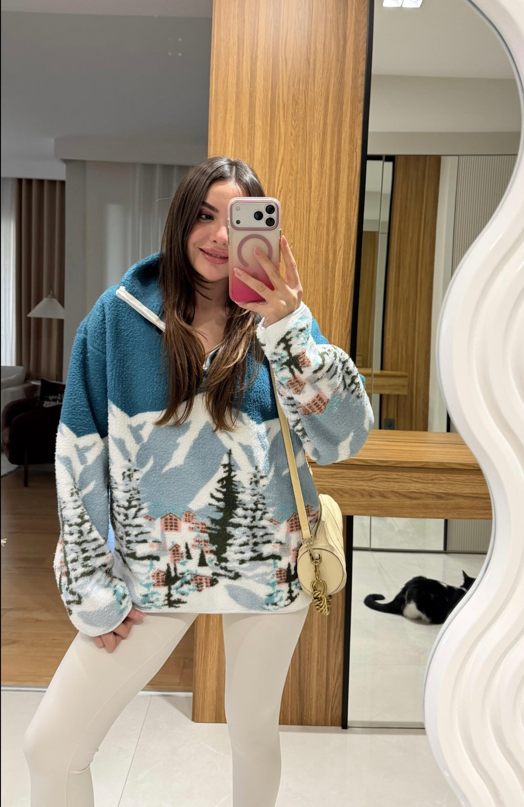 Blue Print Ski-Sweater