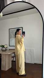 Pure linen set - yellow