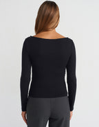 Boat Neck Top