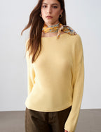 Wide Collar blouse - Yellow