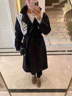Black Long Trench Coat