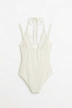 Lace detailed Bodysuit - White