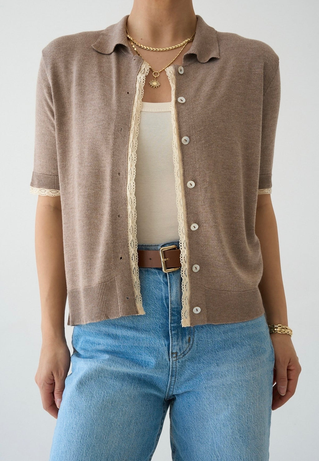 S.S Beige Cardigan