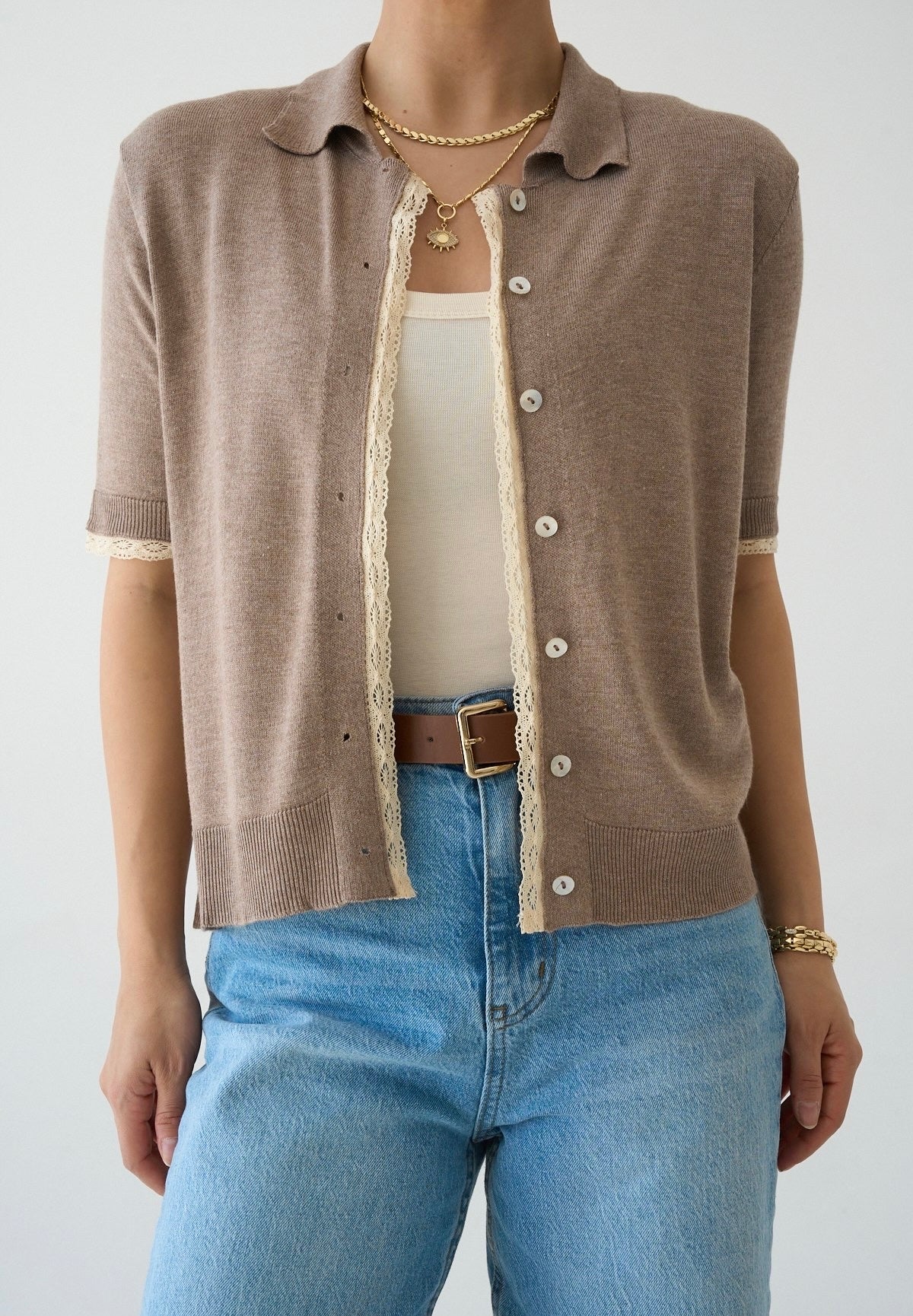S.S Beige Cardigan