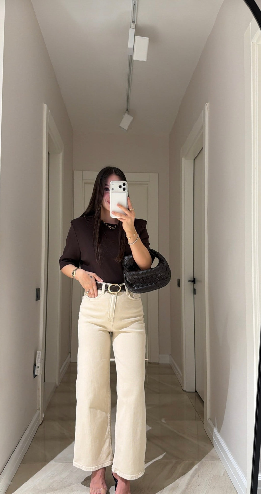 Zr Ankle Jeans - Beige