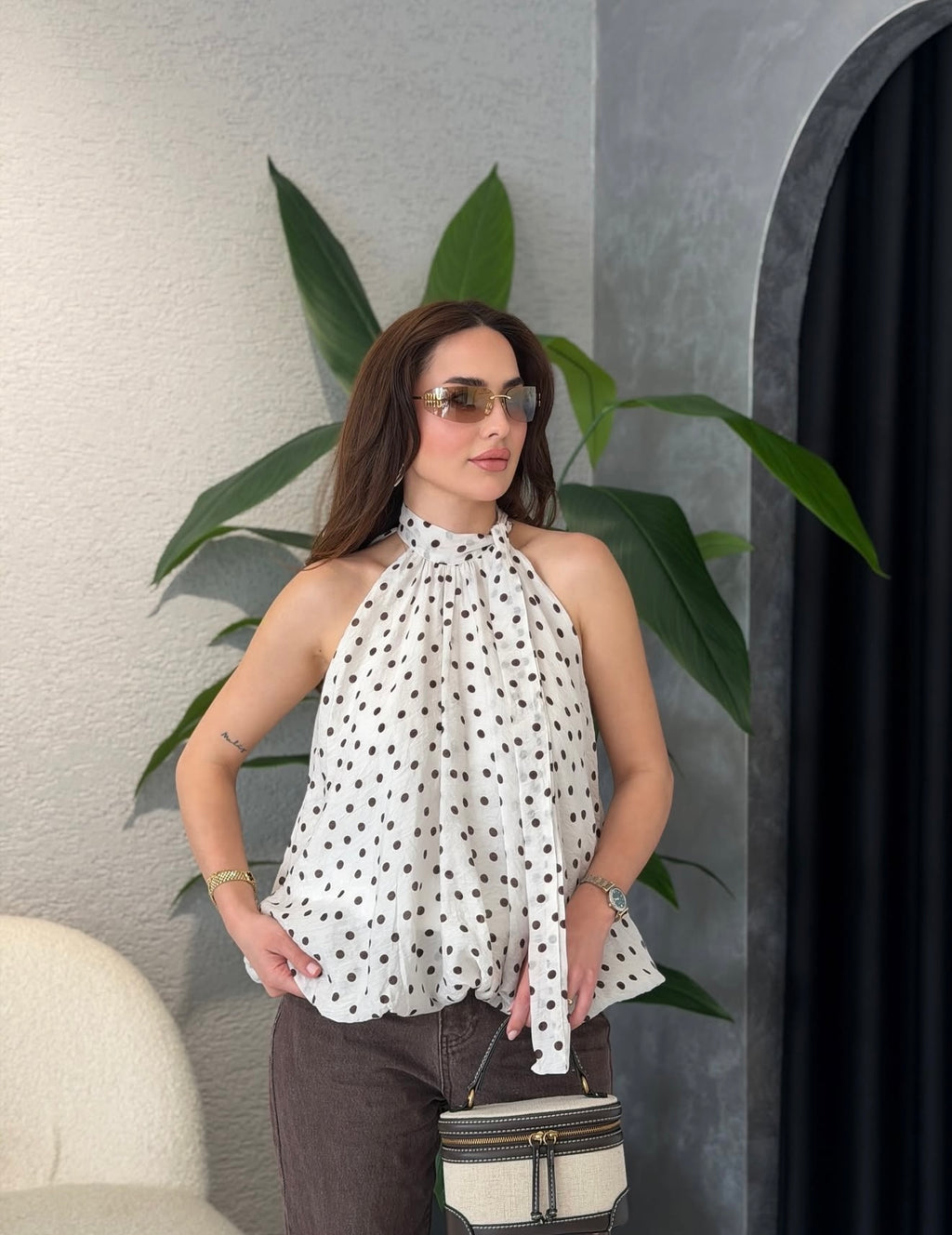 Pointillé Blouse