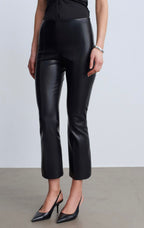 Dilvin Leather Pants - Black