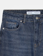 Navy Wide Leg Jeans