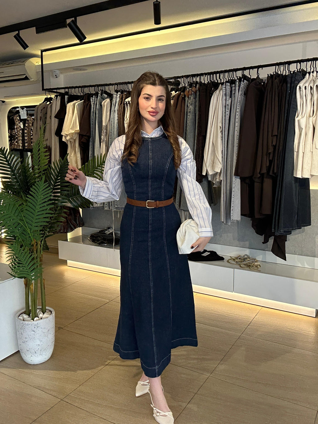 Maxi Denim Dress
