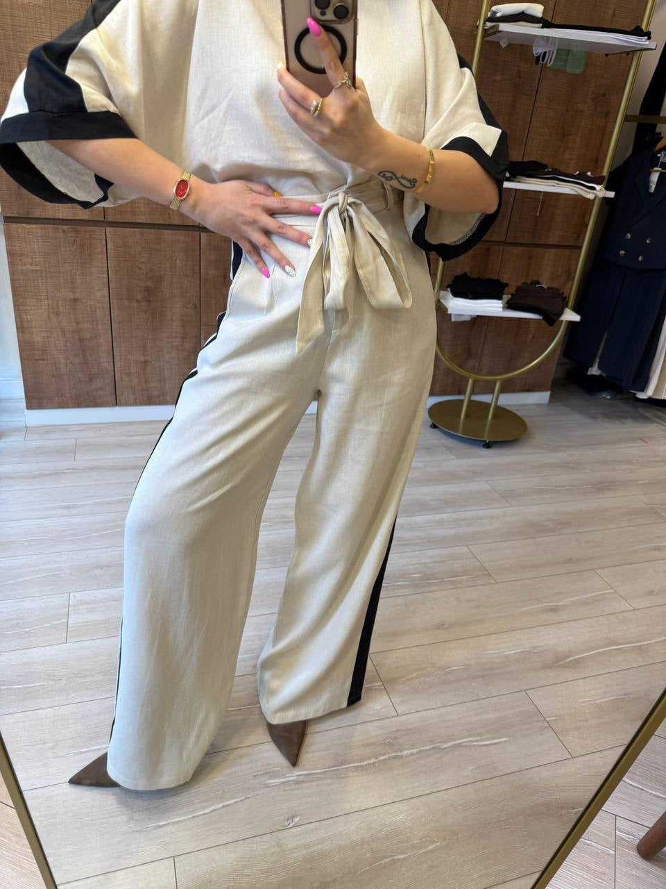 Premium Linen Set - Beige