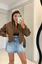 Belted Wrap Jacket - Khaki