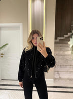 Embellished Black Jacket