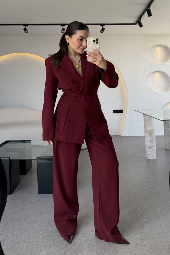 Burgundy Suit
