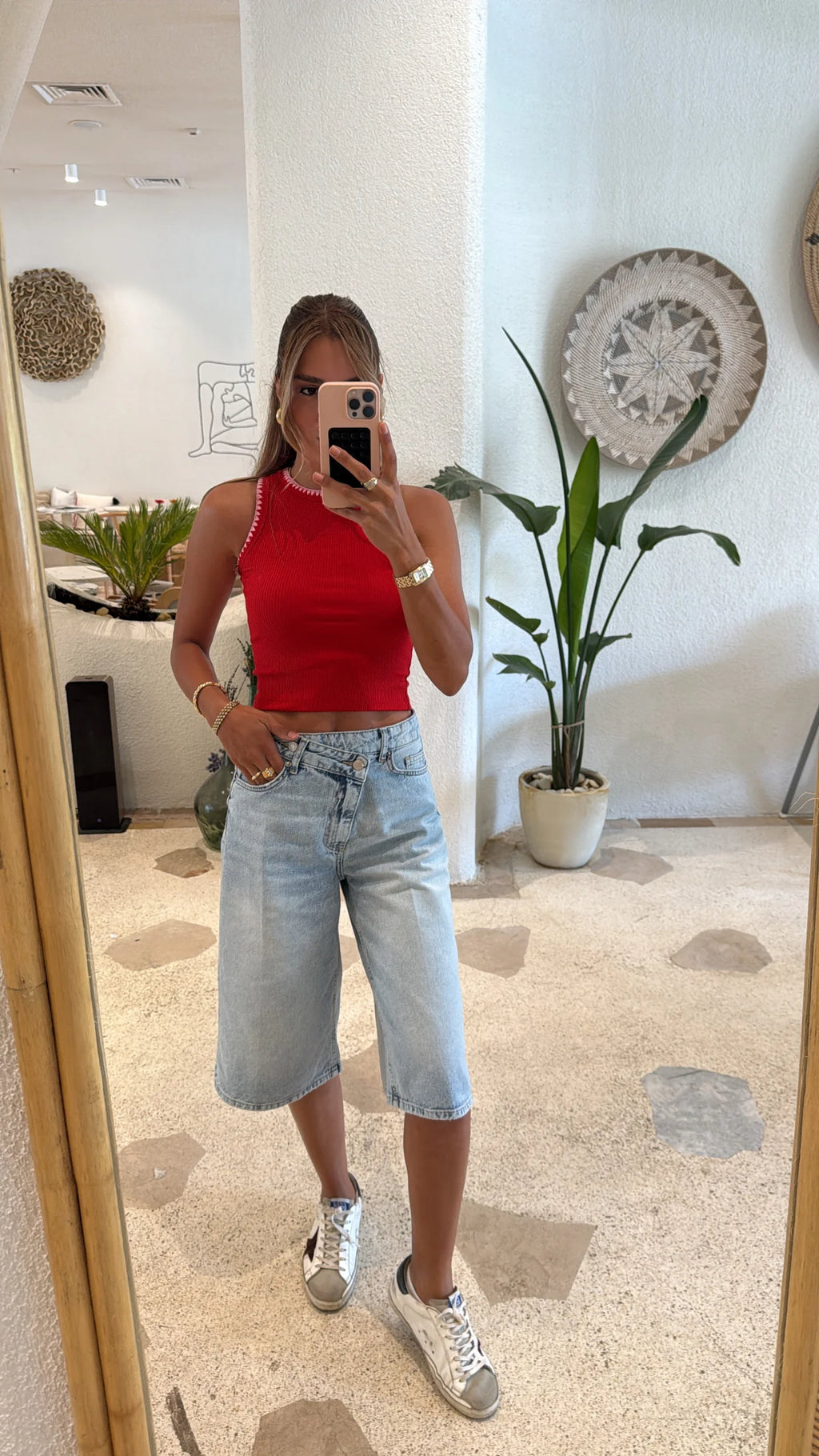 Stitch Ribbed Tank