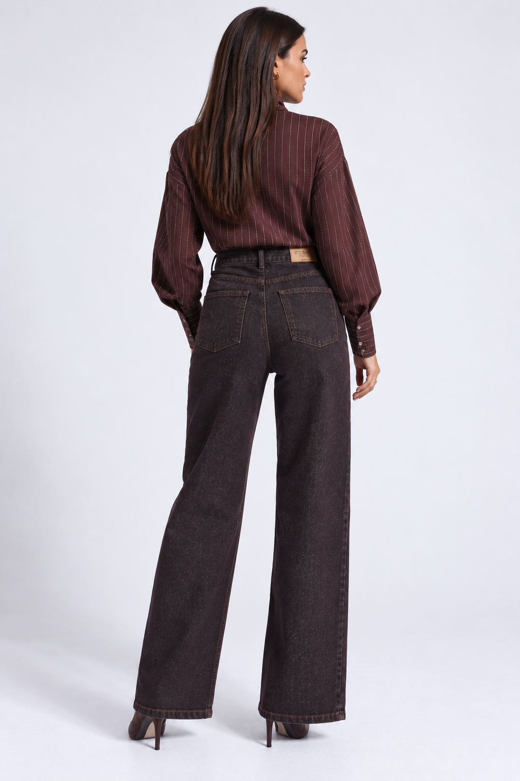 Stretch Brown Jeans