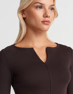 Zipper Detailed Top