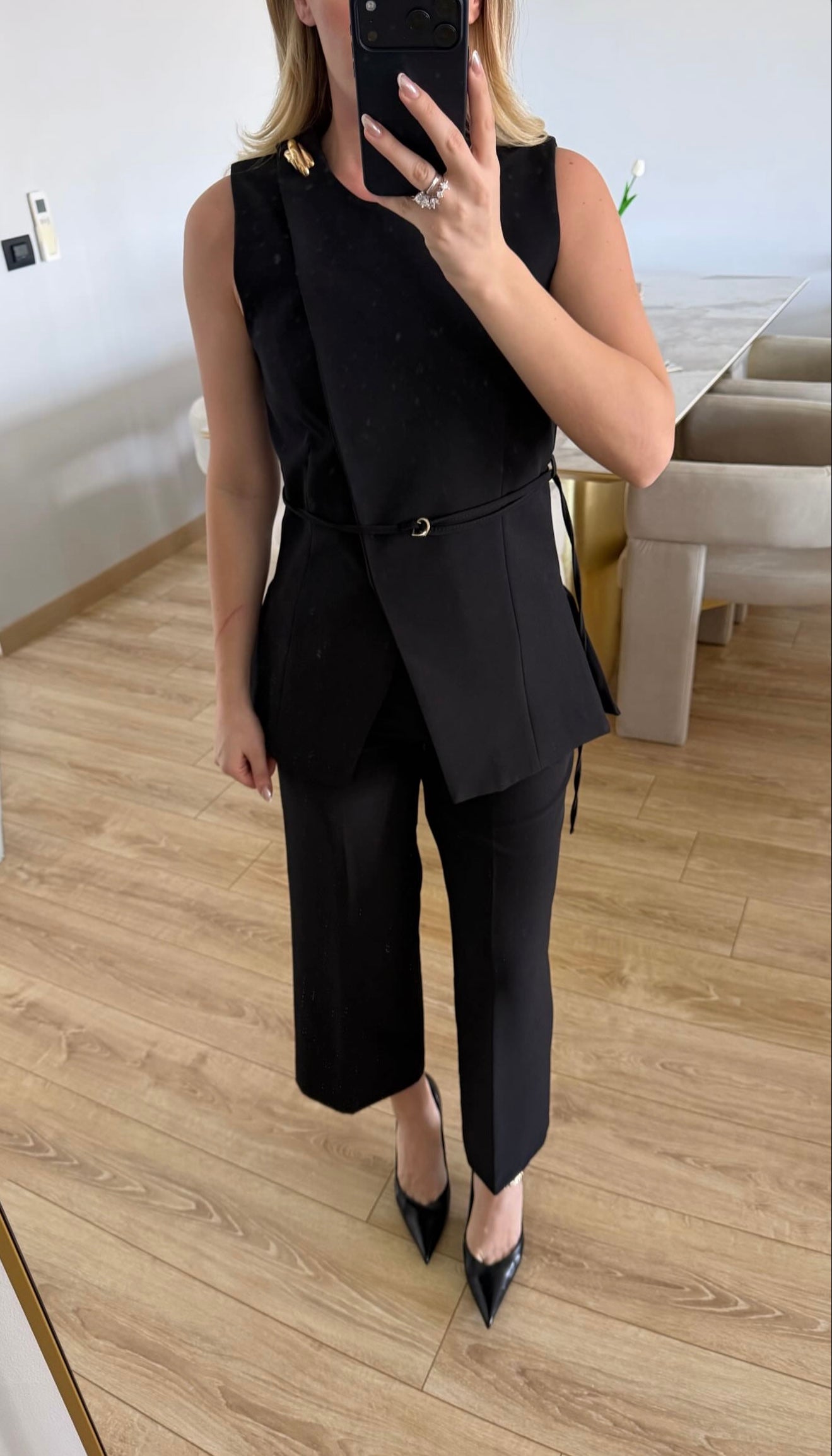 Vest Suit - Black