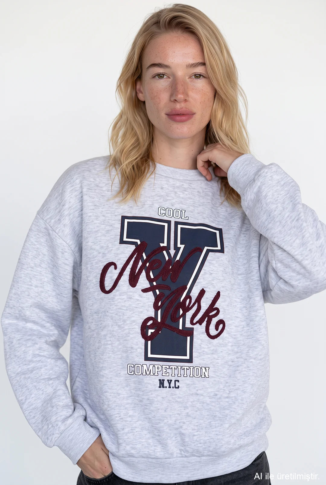 New York Grey Sweatshirt