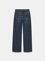 Navy straight cut  jeans
