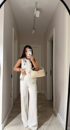 Sequin Vest Set