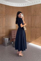 Denim Belted Dress