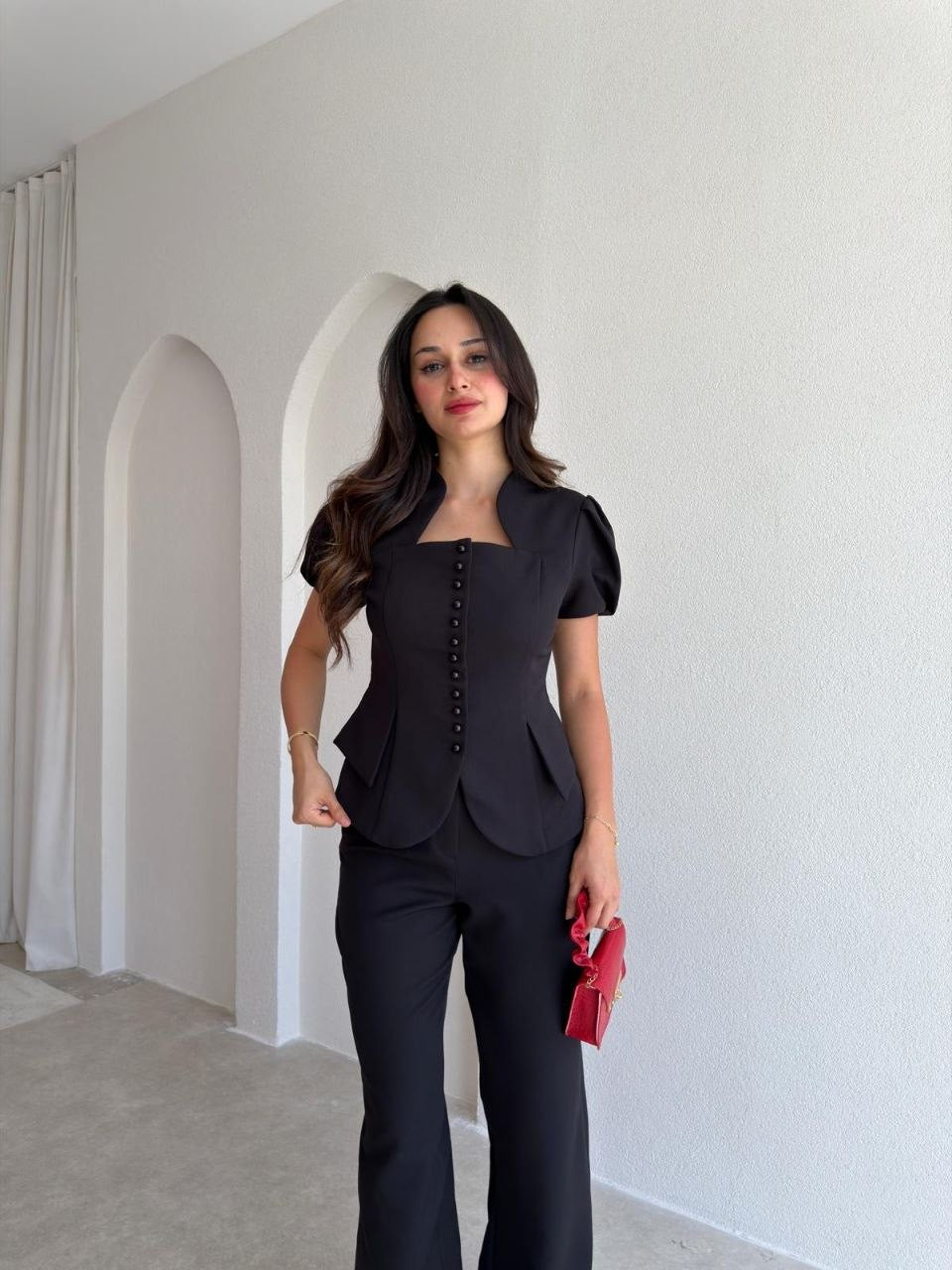 Waisted Suit - Black
