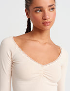 Long Sleeves Crop Top