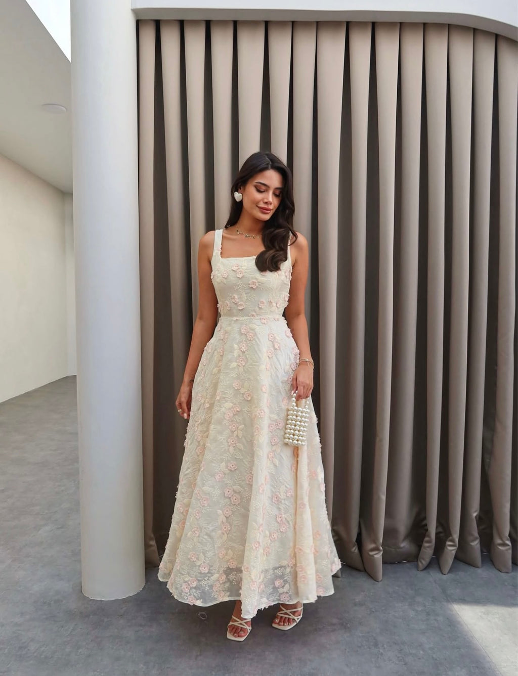 3D Floral Dress