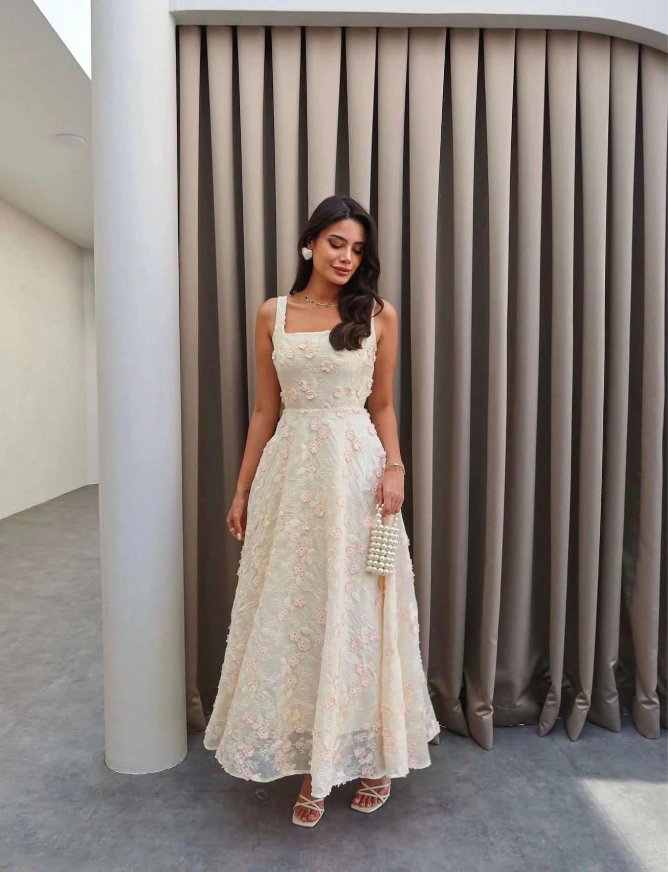 3D Floral Dress