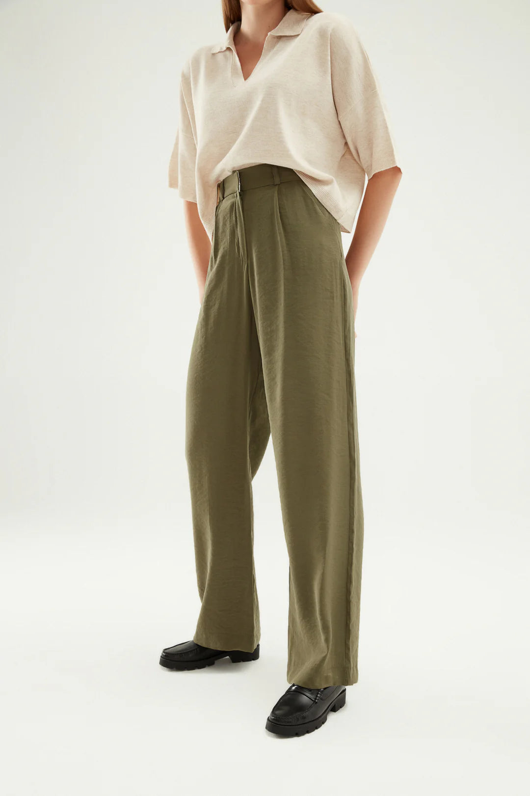 Tencel Pants - Khaki