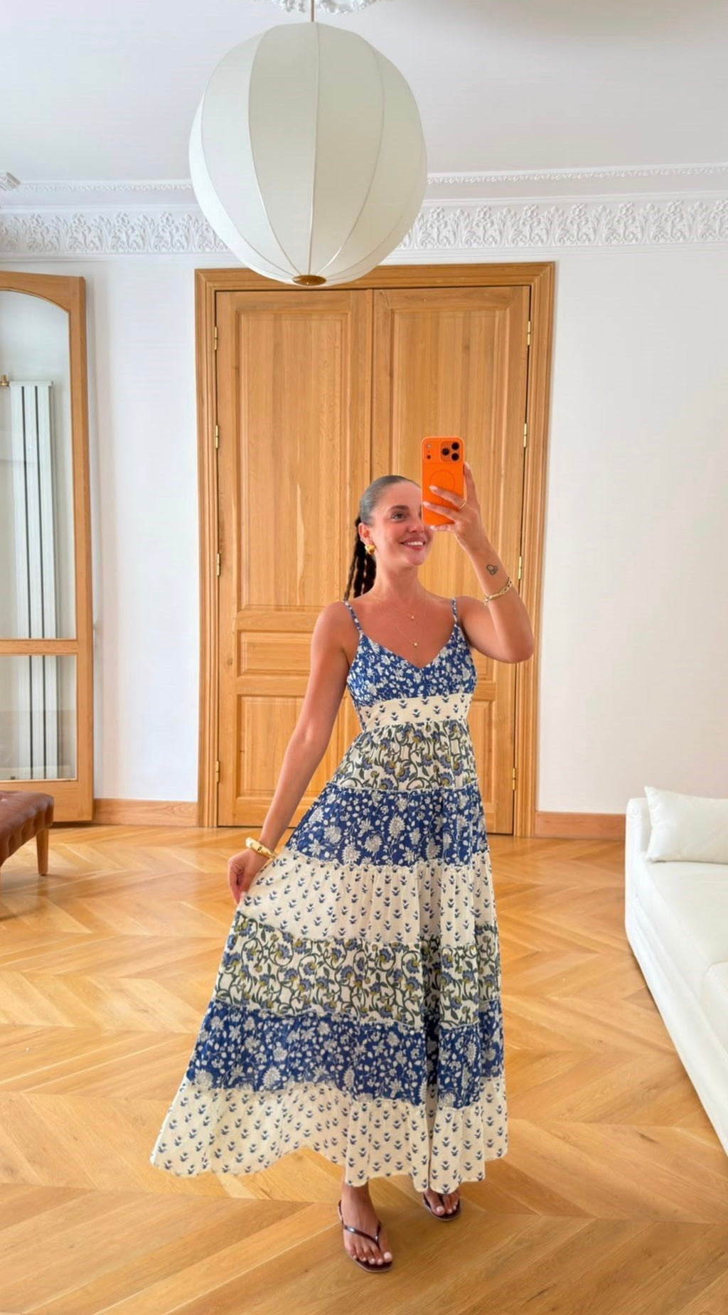 Blue Floral Dress