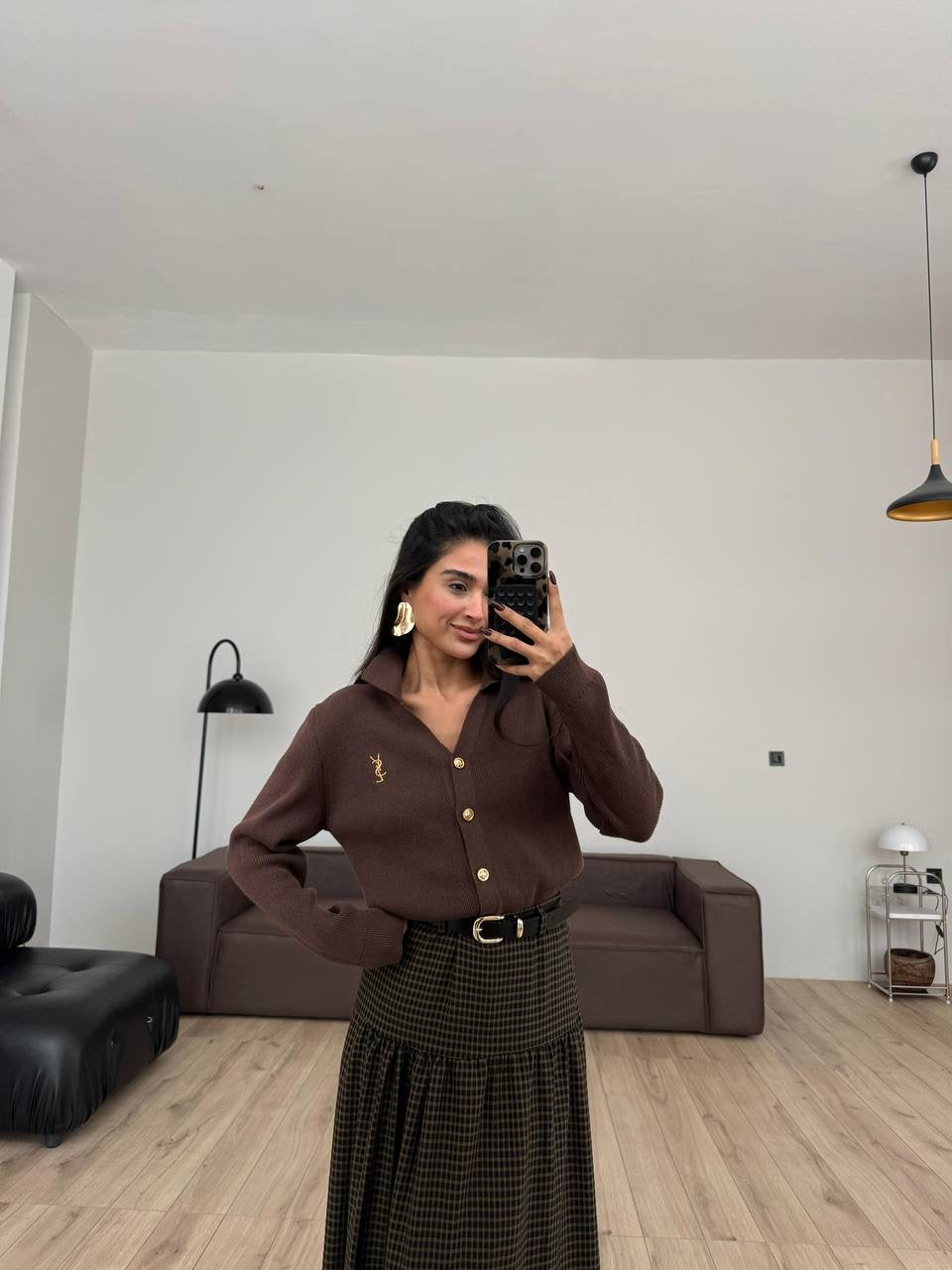 Ysl brown Cardigan